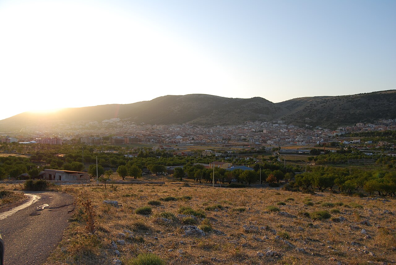 Panorama dell'abitato di San Giovanni Rotondo ai piedi del Gargano
