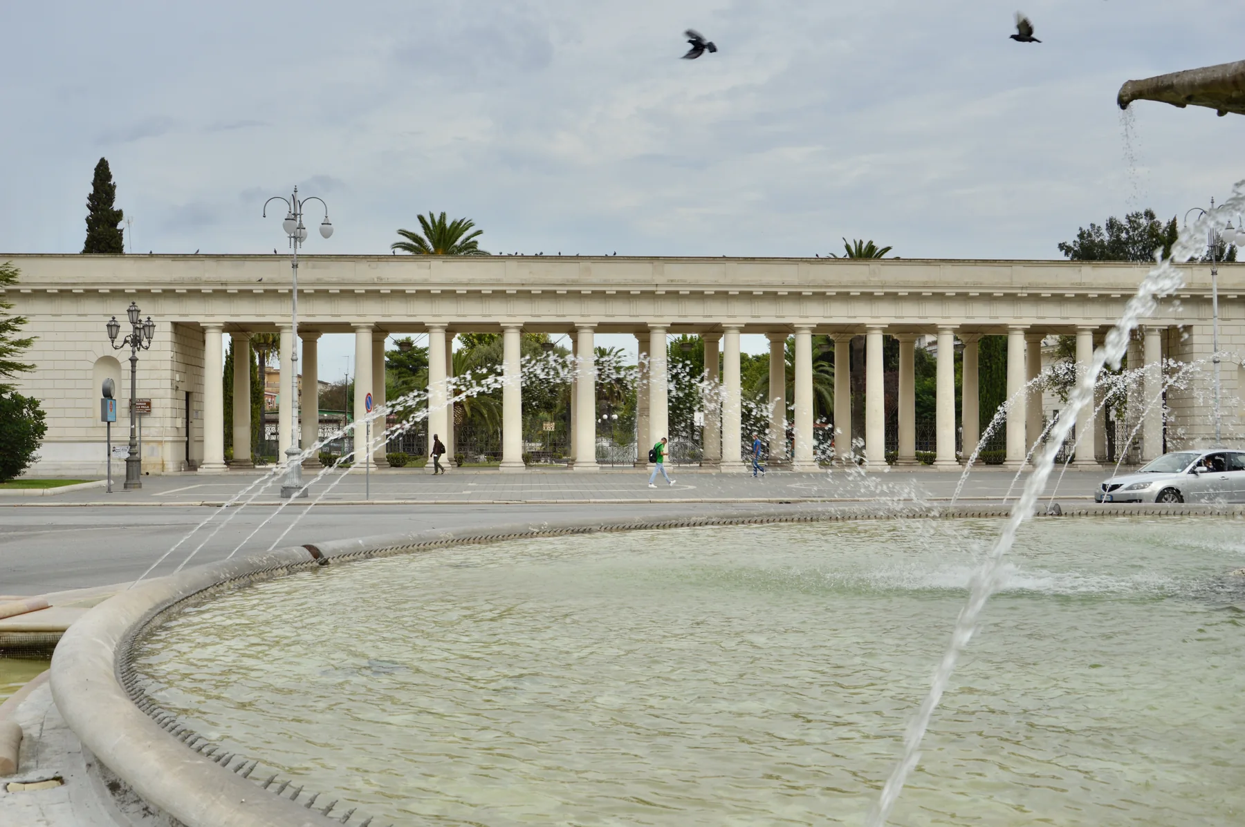 Pronao della Villa Comunale in Piazza Cavour a Foggia
